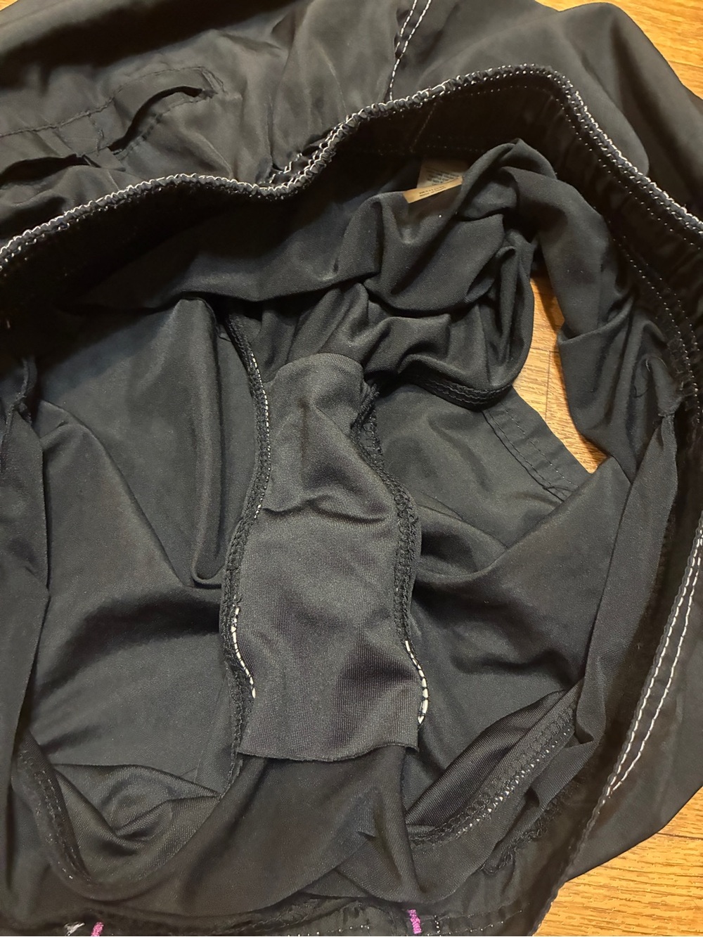 Women's Black Swim/Board Shorts with Pink Drawstring Size 14 - Picture 4 of 7
